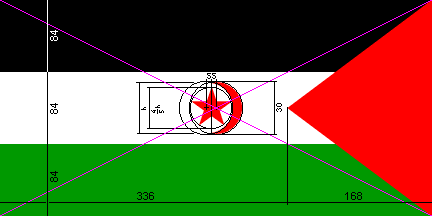 Flag constr. of Western Sahara