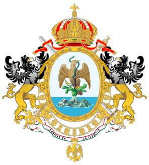 [Fourth Mexican National Coat of arms: 1864-1867. By Juan Manuel Gabino Villascán]
