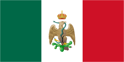 [War flag and ensign 1864-1867. By Juan Manuel Gabino Villascán]