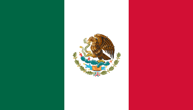 [National flag of Mexico (Bandera Nacional Mexicana). By Juan Manuel Gabino Villascán]