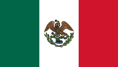 [Second Mexican national flag: Apr. 14, 1823-Dec. 30, 1880. By Juan Manuel Gabino Villascán]